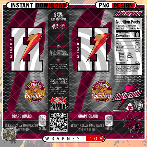 CAVALIERS HATERADE WRAP