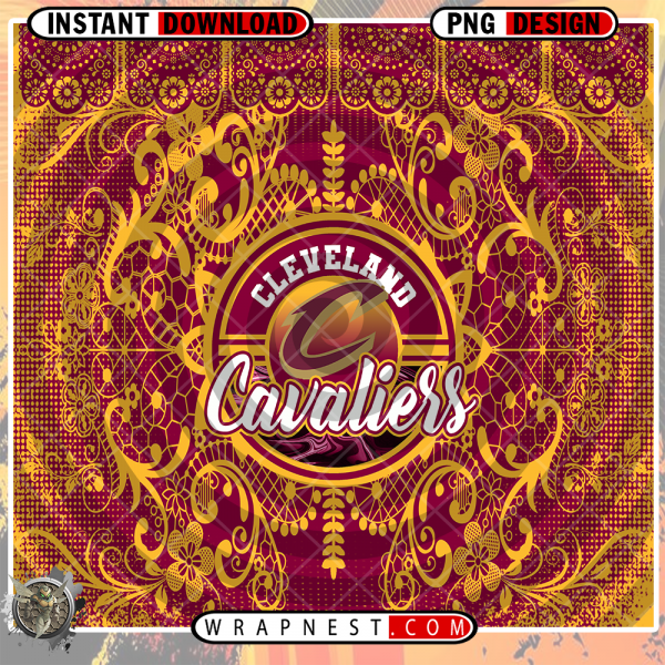 CAVALIERS LACE & LOGO WRAP