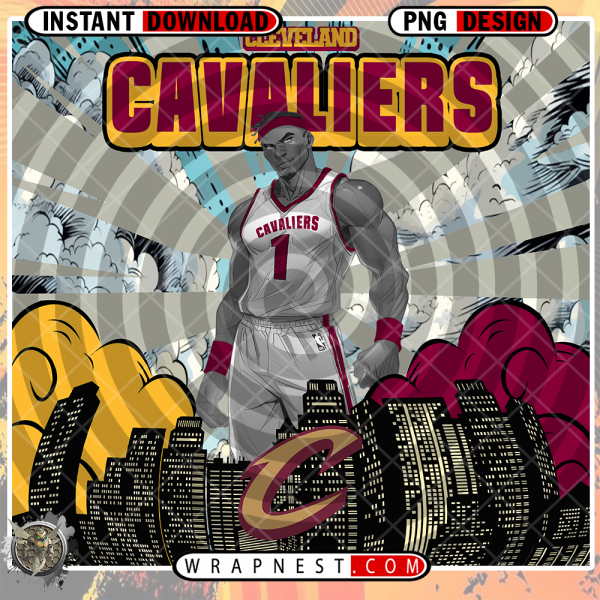 CAVALIERS COMIC BOOK STYLE WRAP