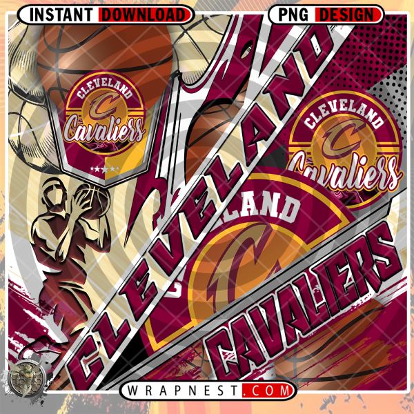 CAVALIERS SILHOUETTE WRAP