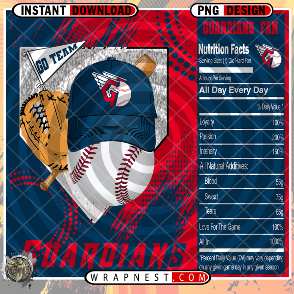 GUARDIANS TEAM FAN SODA WRAP