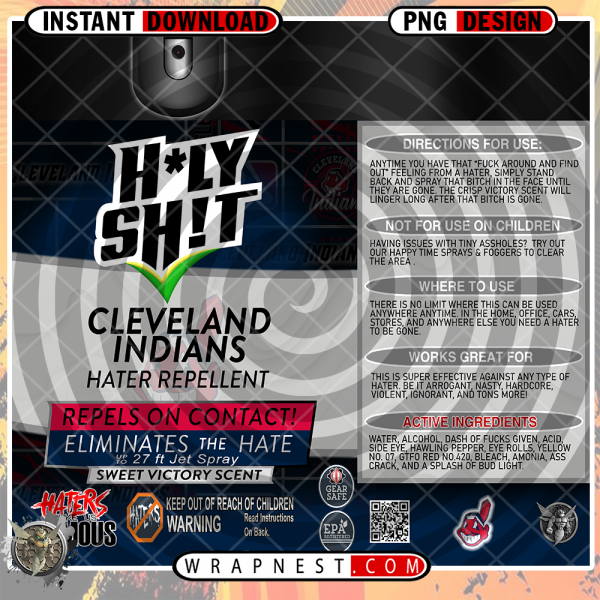 INDIANS HOLY SHIT WRAP