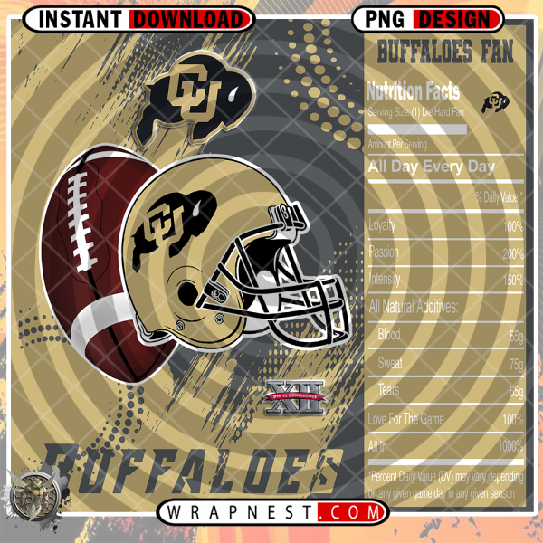 COLORADO TEAM FAN SODA WRAP