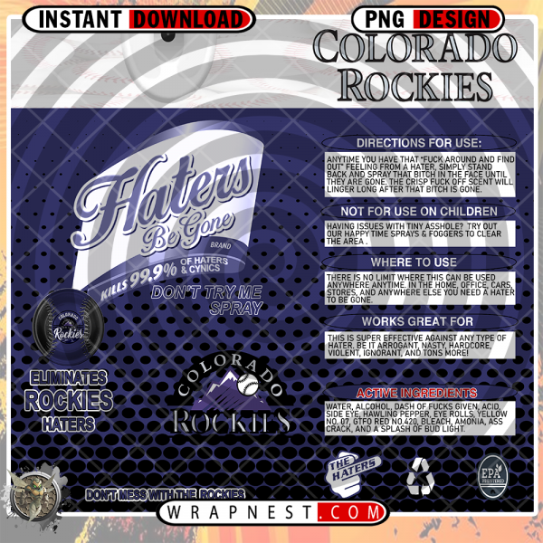 ROCKIES HATERS BE GONE WRAP