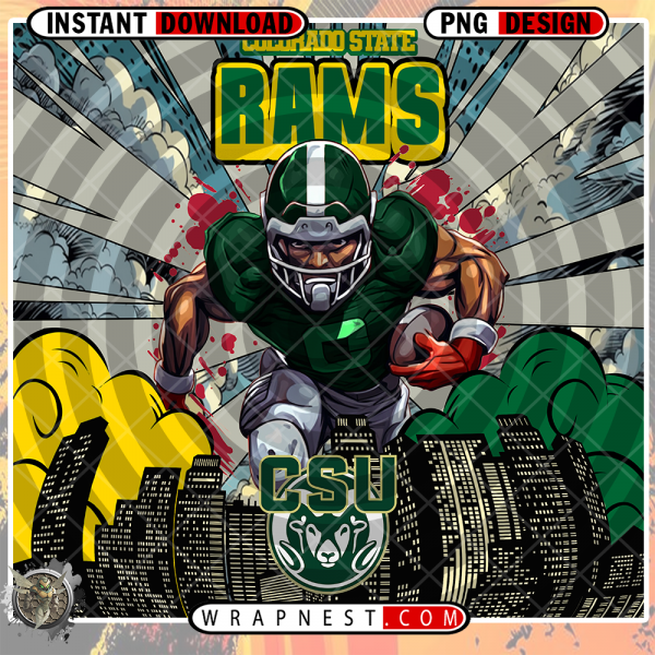 COLORADO STATE COMIC BOOK STYLE WRAP