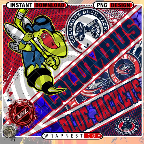 COLUMBUS BLUE JACKETS WRAP