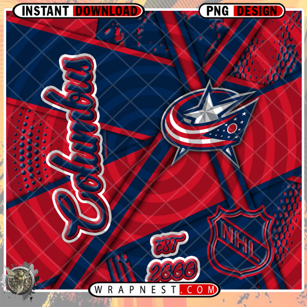 BLUE JACKETS TEAM SPORTS WRAP
