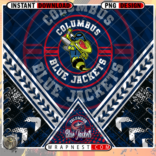 BLUE JACKETS DIAMOND v1 WRAP