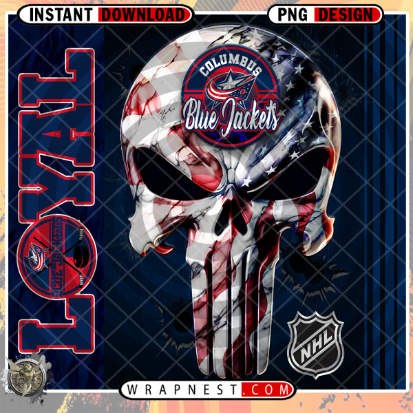 BLUE JACKETS LOYAL WRAP