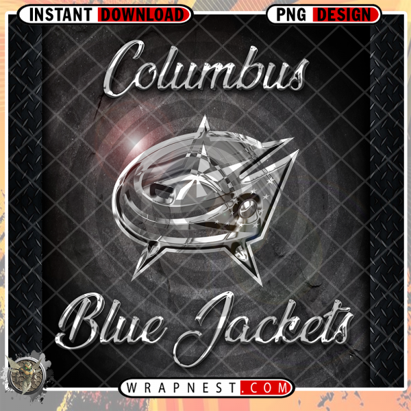 BLUE JACKETS CHROME WRAP