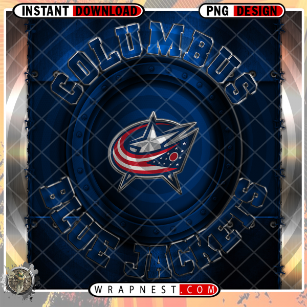 BLUE JACKETS METAL WRAP