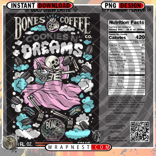 COOKIES N DREAMS BONES COFFEE
