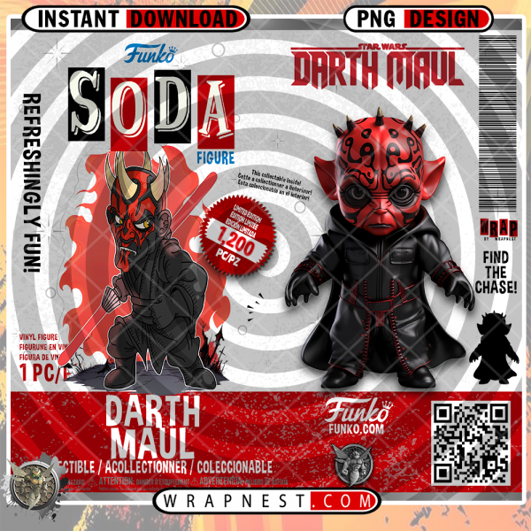 DARTH MAUL  FUNKO SODA WRAP