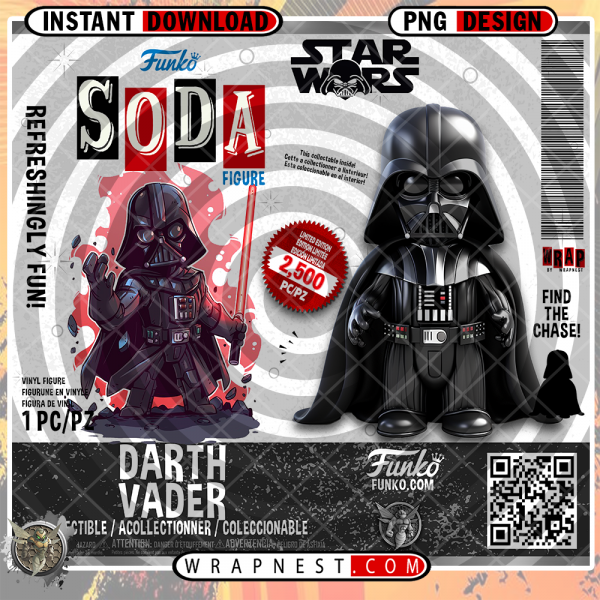 DARTH VADER  FUNKO SODA WRAP