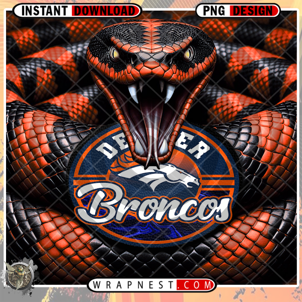 BRONCOS SNAKE SKIN