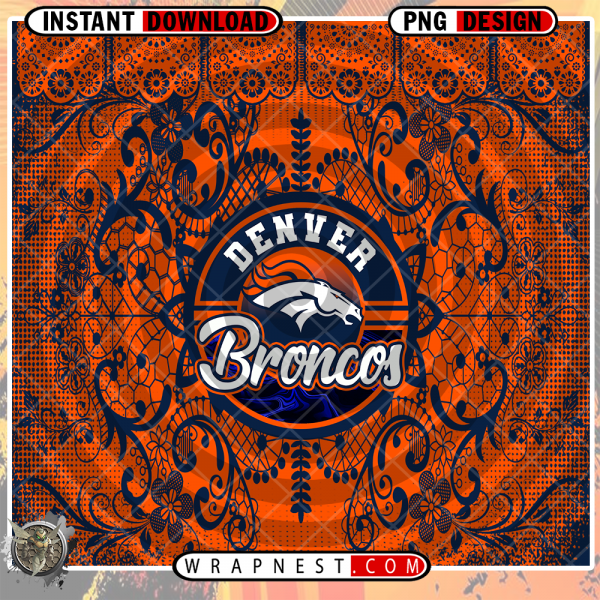 BRONCOS LACE & LOGO WRAP