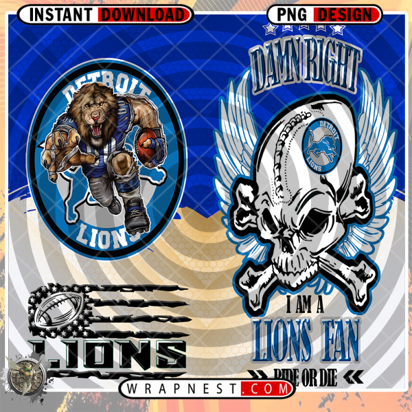 LIONS SKULL WRAP