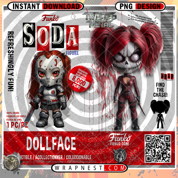 DOLLFACE FUNKO SODA WRAP