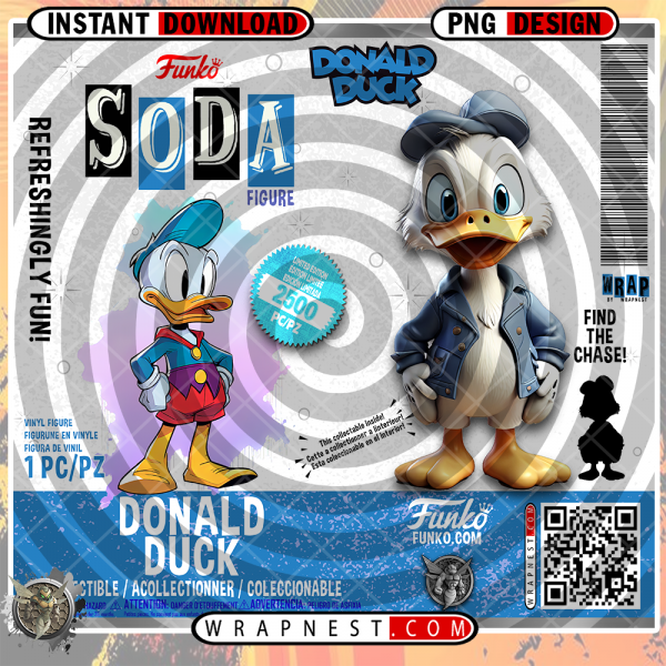 DONALD DUCK FUNKO SODA WRAP