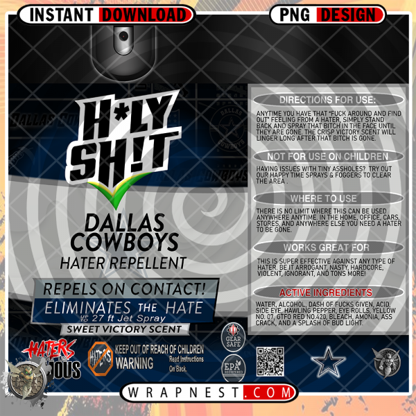 COWBOYS HOLY SHIT WRAP