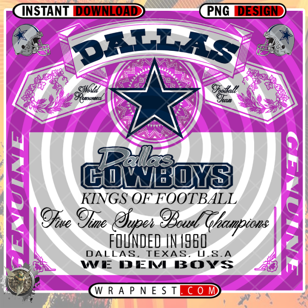 DALLAS COWBOYS BUD WRAP v1