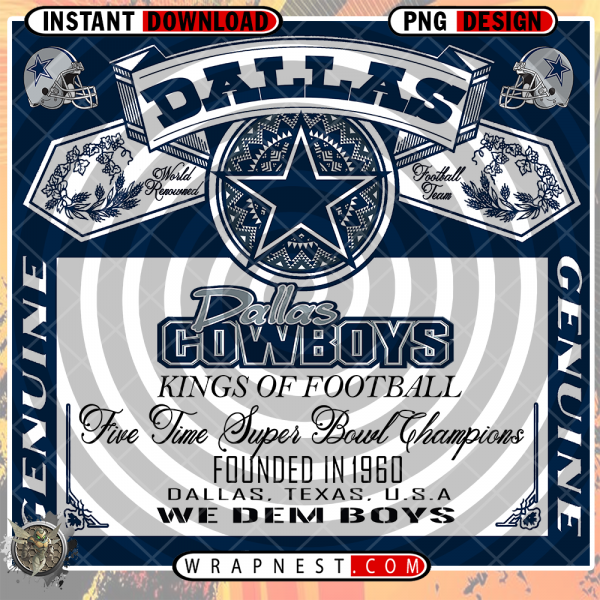 DALLAS COWBOYS BUD WRAP v1