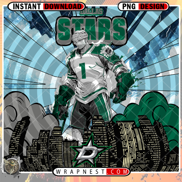 STARS COMIC BOOK STYLE WRAP