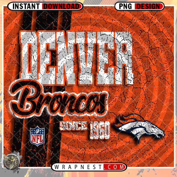BRONCOS GRUNGE v2 WRAP