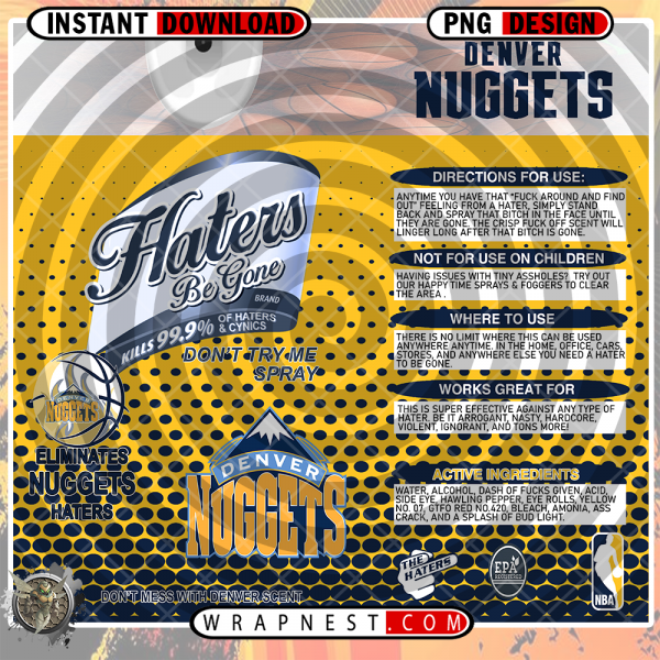 NUGGETS HATERS BE GONE WRAP