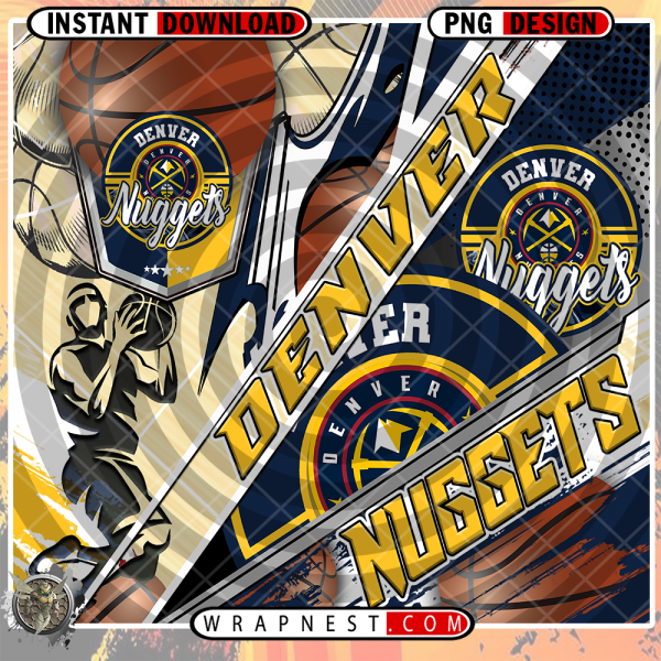 NUGGETS SILHOUETTE WRAP