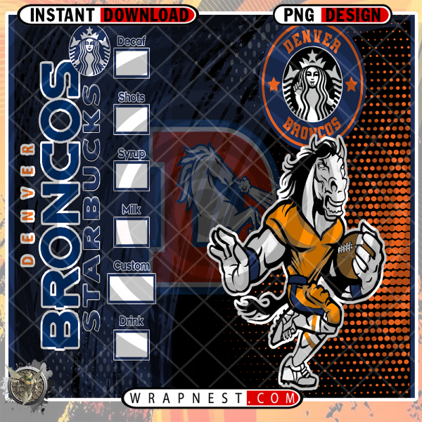 BRONCOS STARBUCKS WRAP