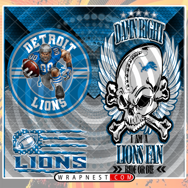LIONS SKULL WRAP