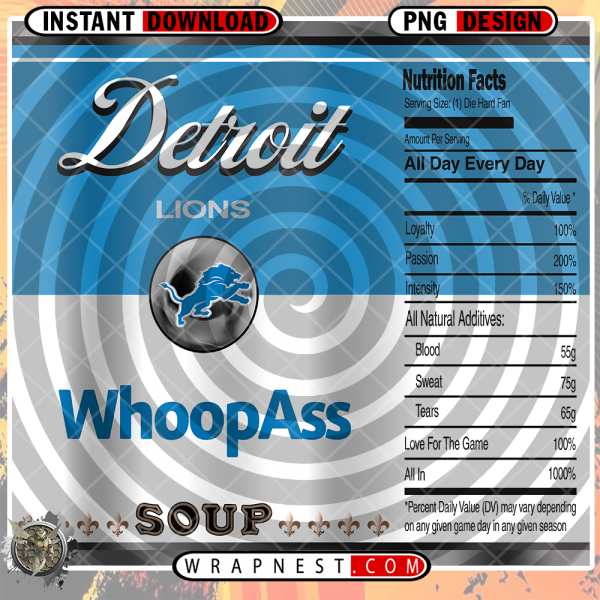 LIONS WHOOPASS WRAP