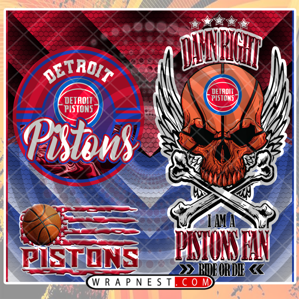 PISTONS SKULL WRAP