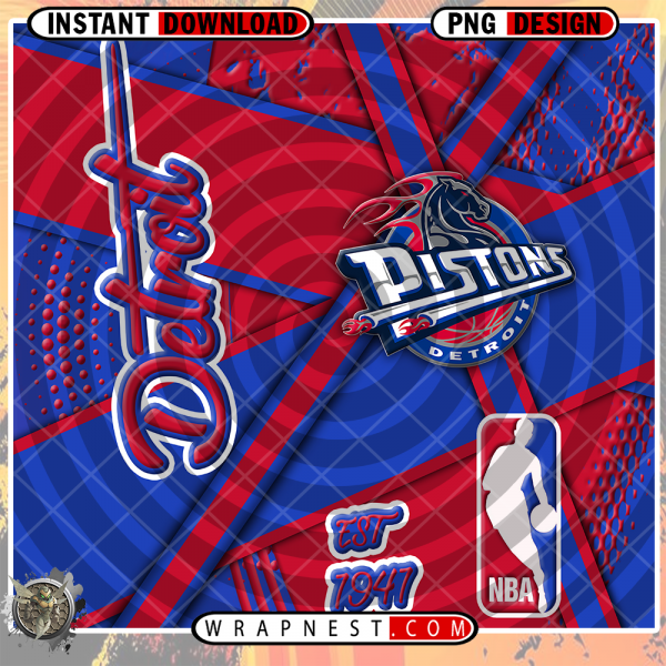 PISTONS TEAM SPORTS WRAP