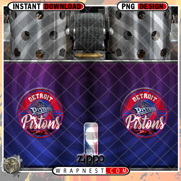 PISTONS ZIPPO WRAP