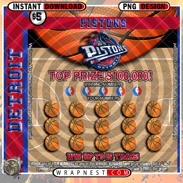 PISTONS SCRATCH OFF WRAP