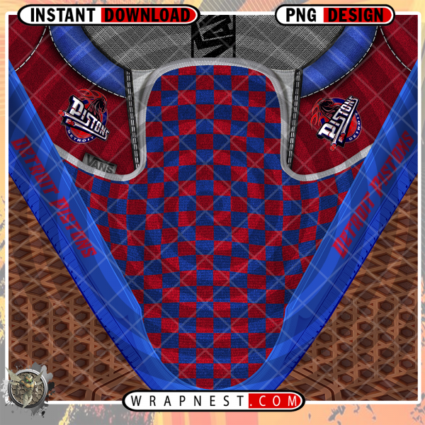 PISTONS VANS SHOE WRAP