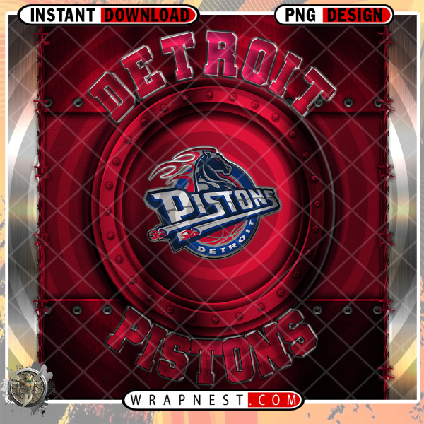 PISTONS METAL WRAP