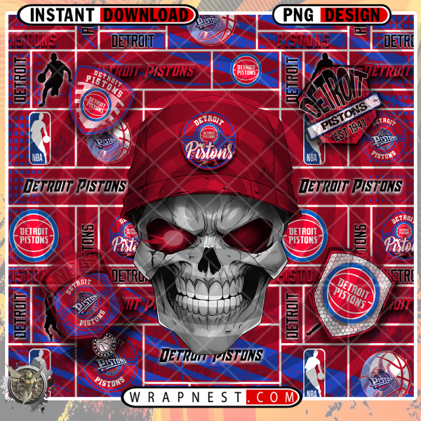 PISTONS SKULL WRAP