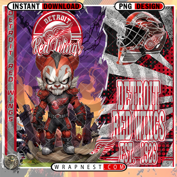 RED WINGS MONSTER MASCOT