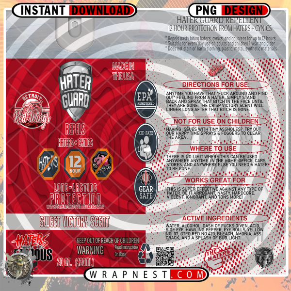 RED WINGS HATER GUARD