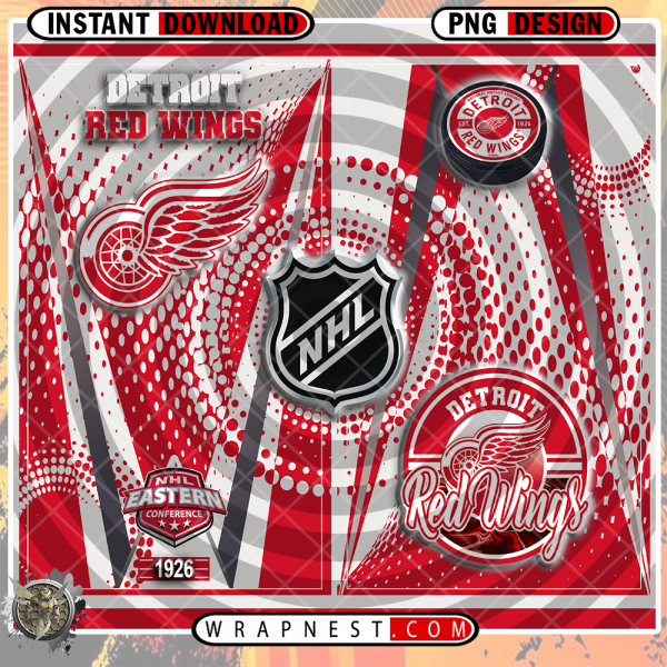 RED WINGS TEAM LOGO WRAP