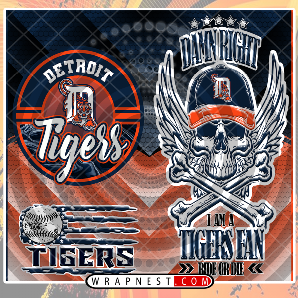 TIGERS SKULL WRAP