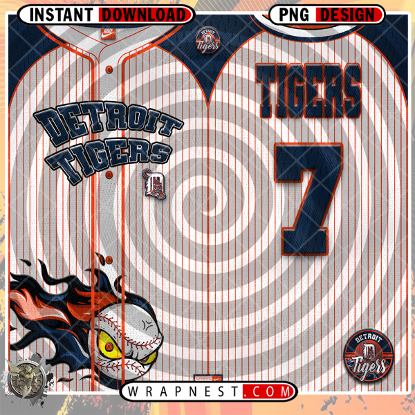 TIGERS TEAM BUTTON-UP WRAP