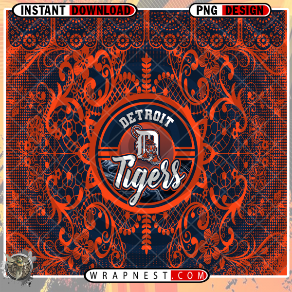 TIGERS LACE & LOGO WRAP