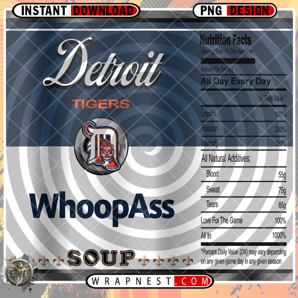 TIGERS WHOOPASS WRAP