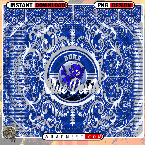 DUKE BLUE LACE & LOGO WRAP