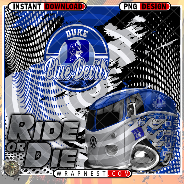 DUKE BLUE RIDE or DIE