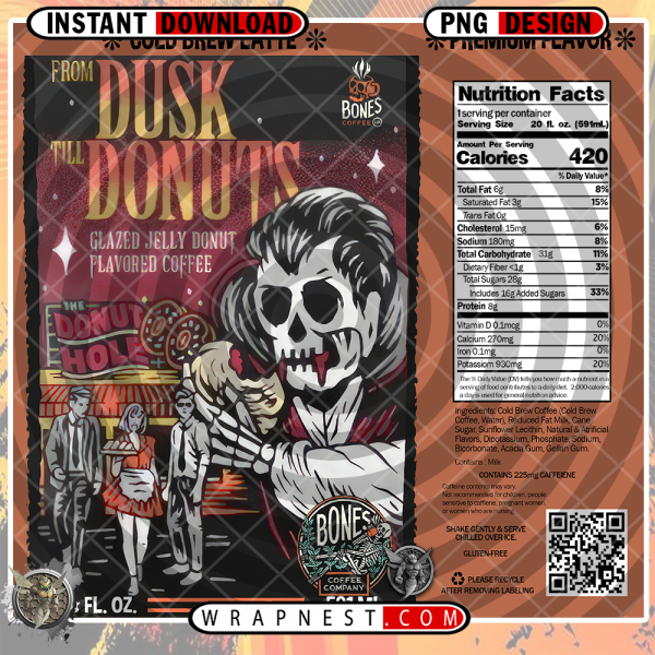 DUSK TILL DONUTS BONES COFFEE